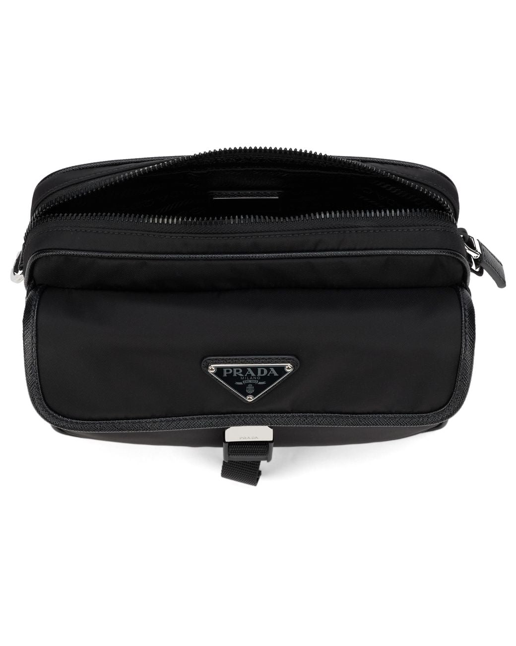 Prada Black Shoulder Bag Re-Nylon for men