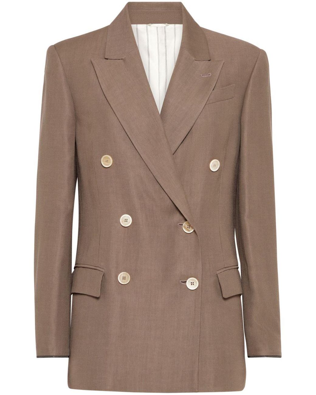 Brunello Cucinelli Brown Blazers