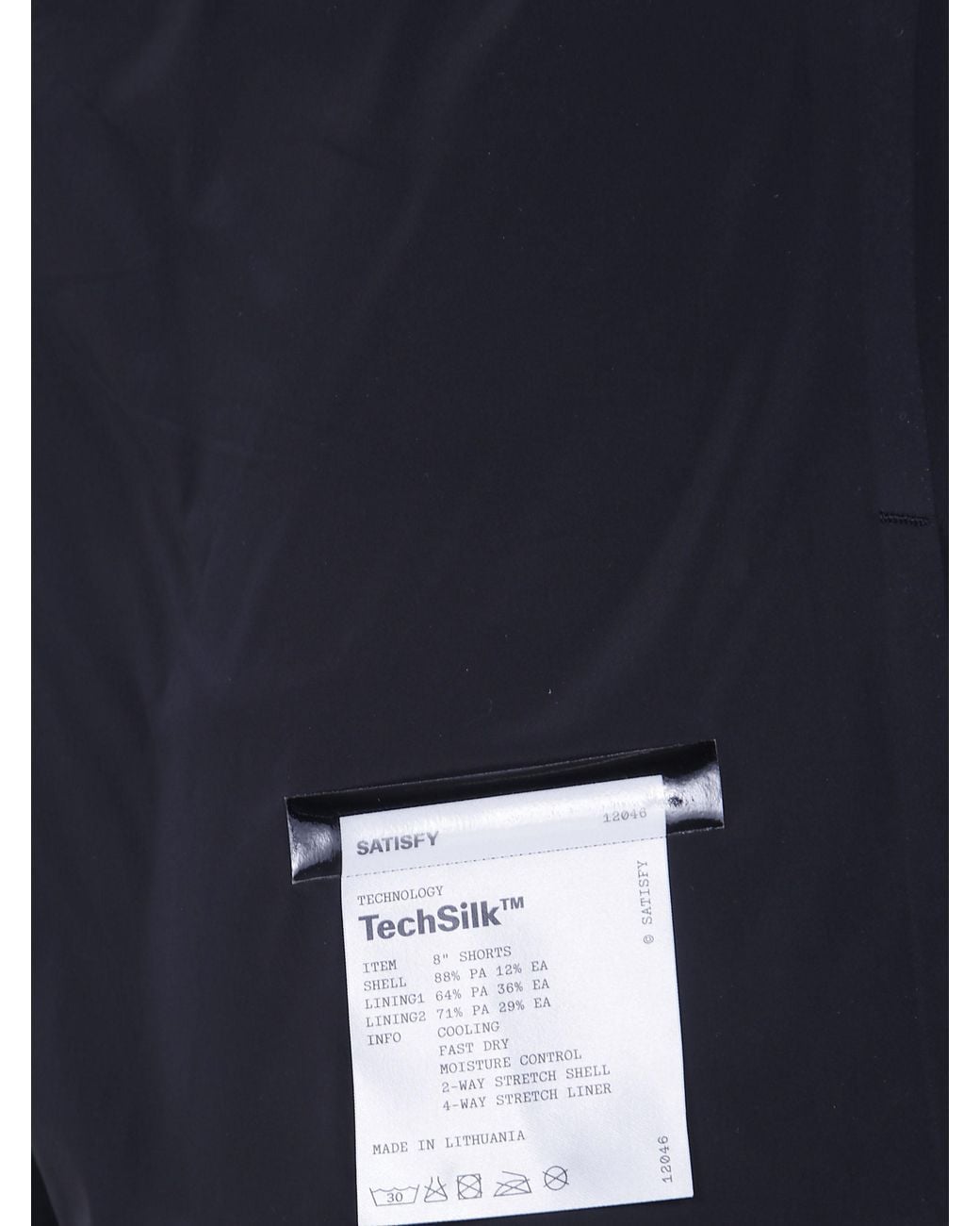 Satisfy Blue "Techsilk 8" Shorts