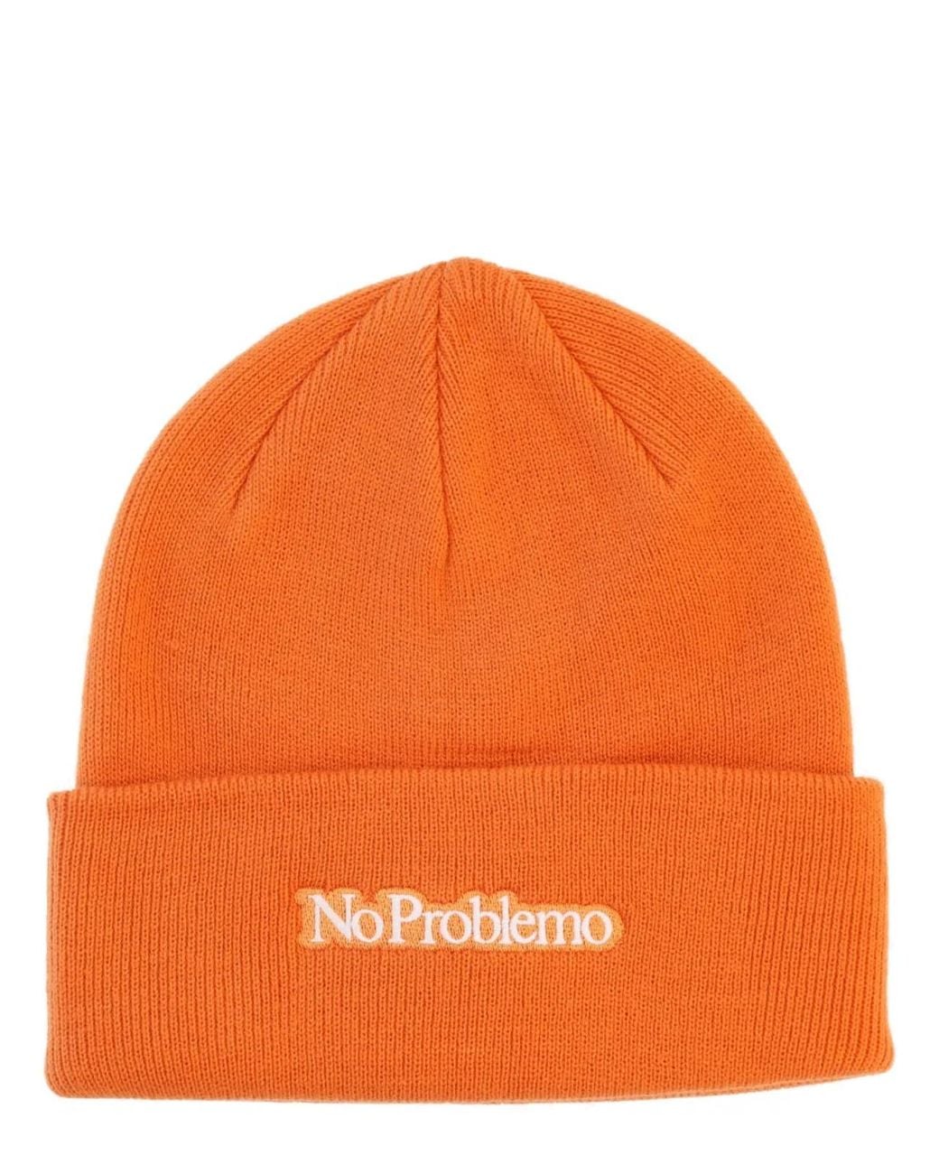 No Problemo Orange Cap With Logo