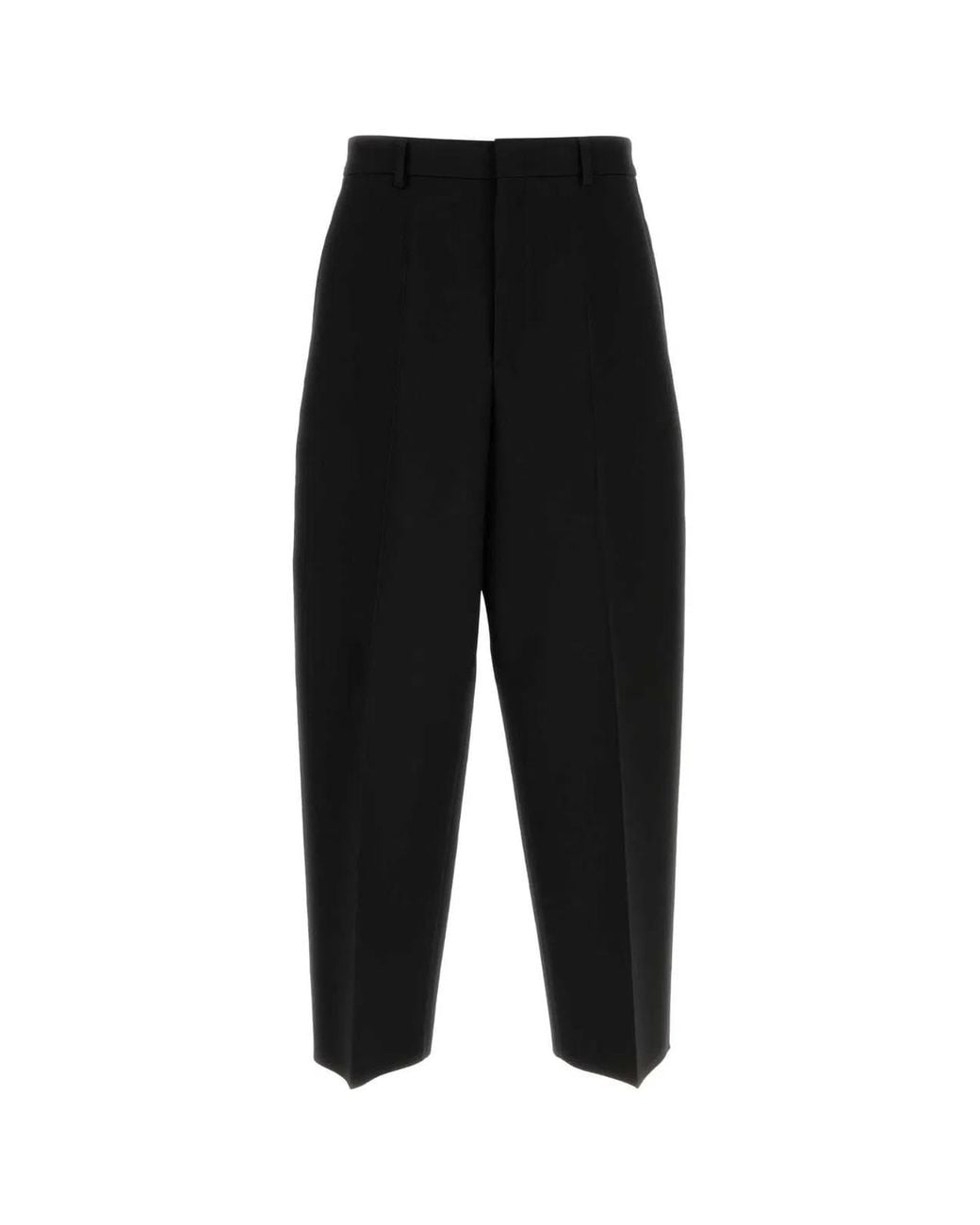 Valentino Garavani Black Wool Blend Pant for men
