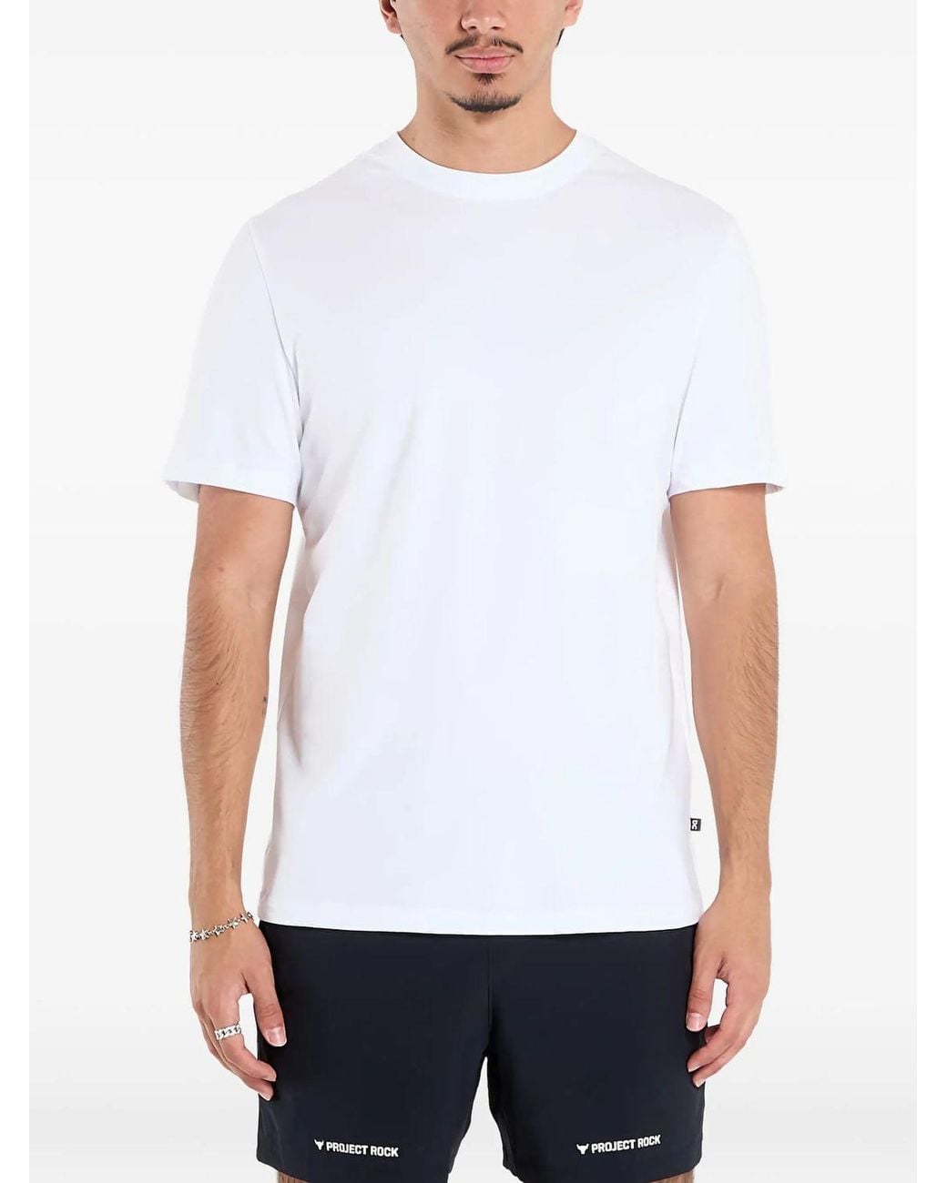 On Shoes White On-Body Focus Performance Tee For for men