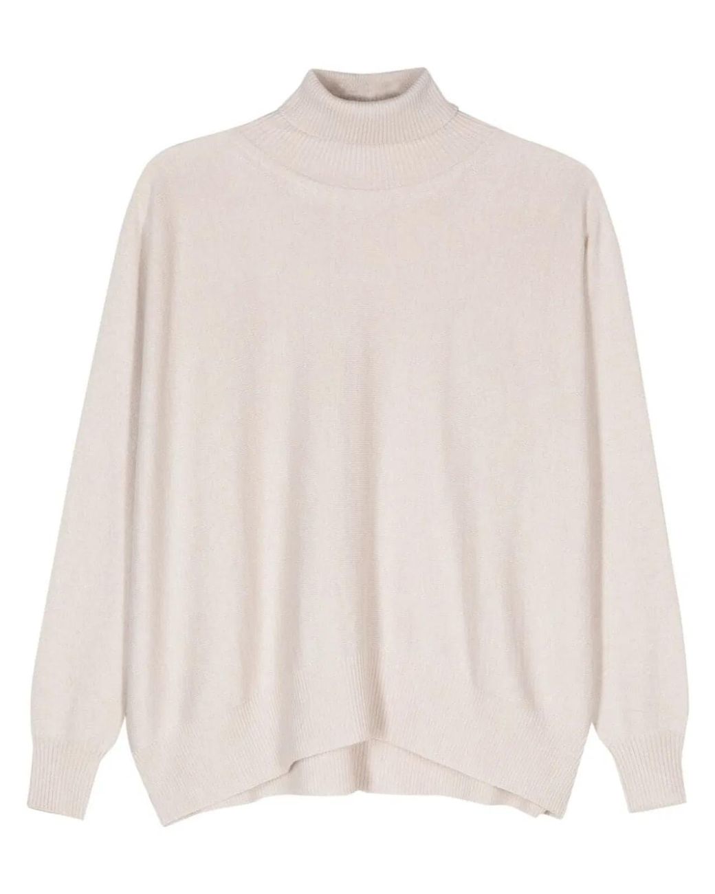 D.exterior White Cashmere Over Turtleneck