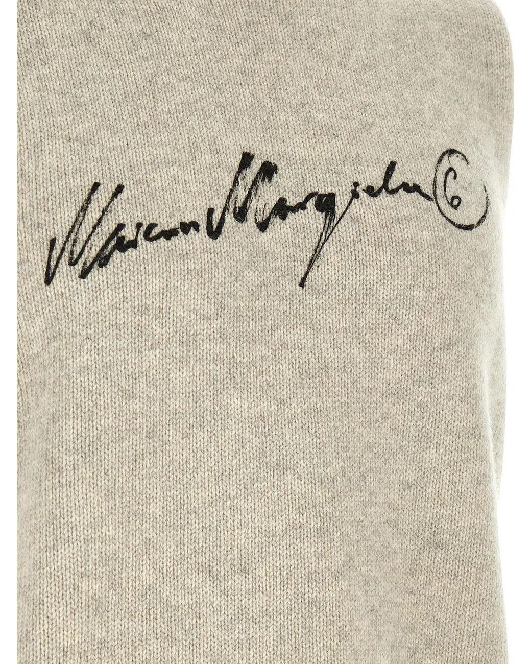 MM6 by Maison Margiela Gray 'Margiela 6' Vest for men