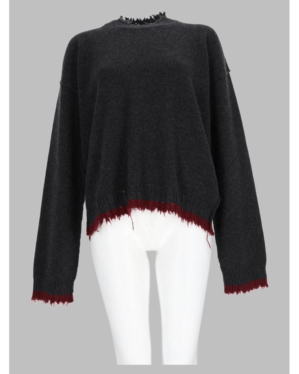 Uma Wang Black 100% Cashmere Top