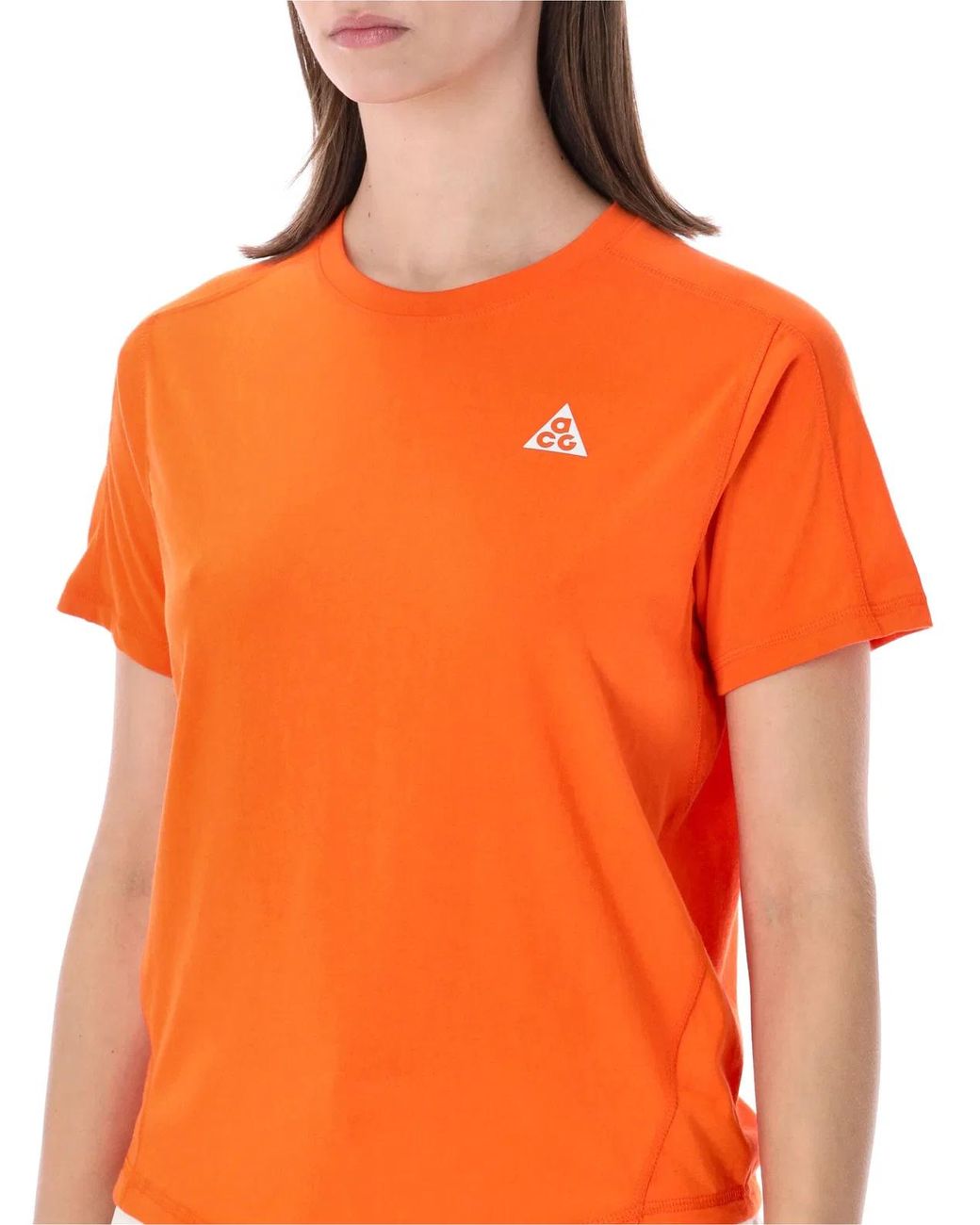 Nike Orange Acg Trail Performance T-Shirt