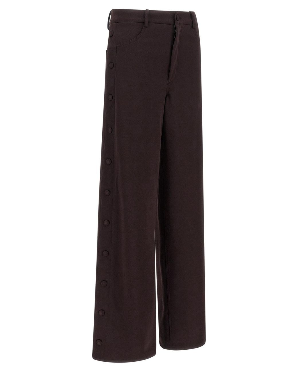 DI.LA3 PARI' Purple Button Pants