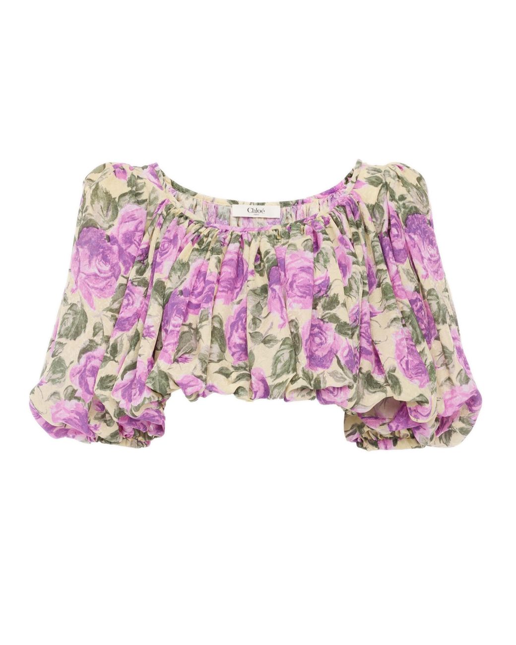 Chloé Pink Cropped Top