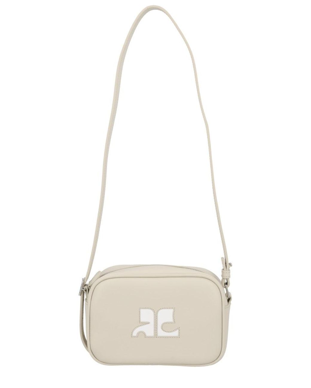 Courreges Natural Courregès Calf Leather Bag