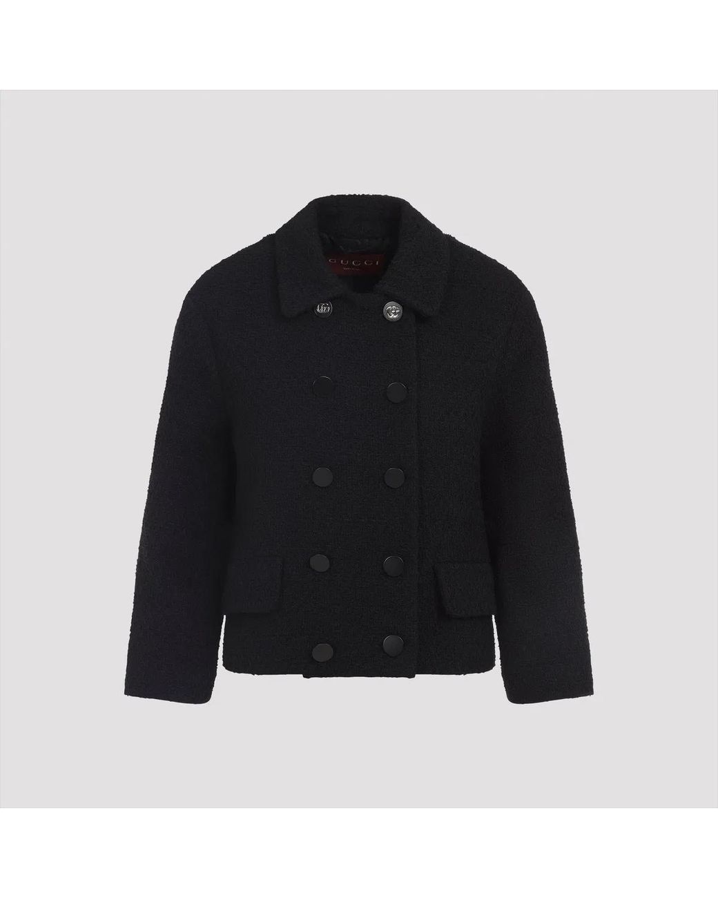 Gucci Black Wool Blend Blazer
