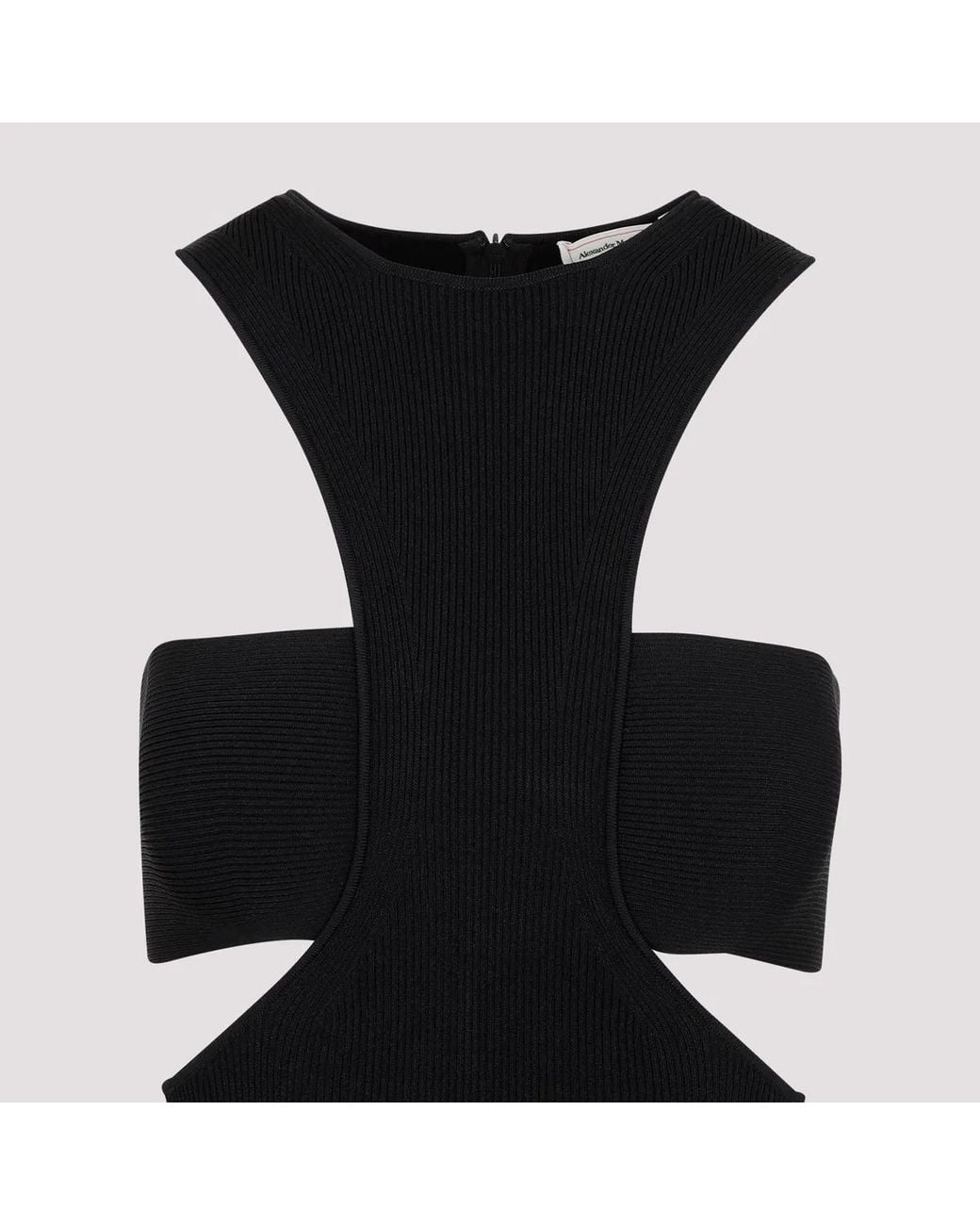 McQueen Black Viscose Blend Dress