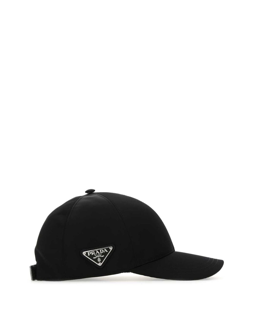 Prada Black Re-Nylon Baseball Cap for men