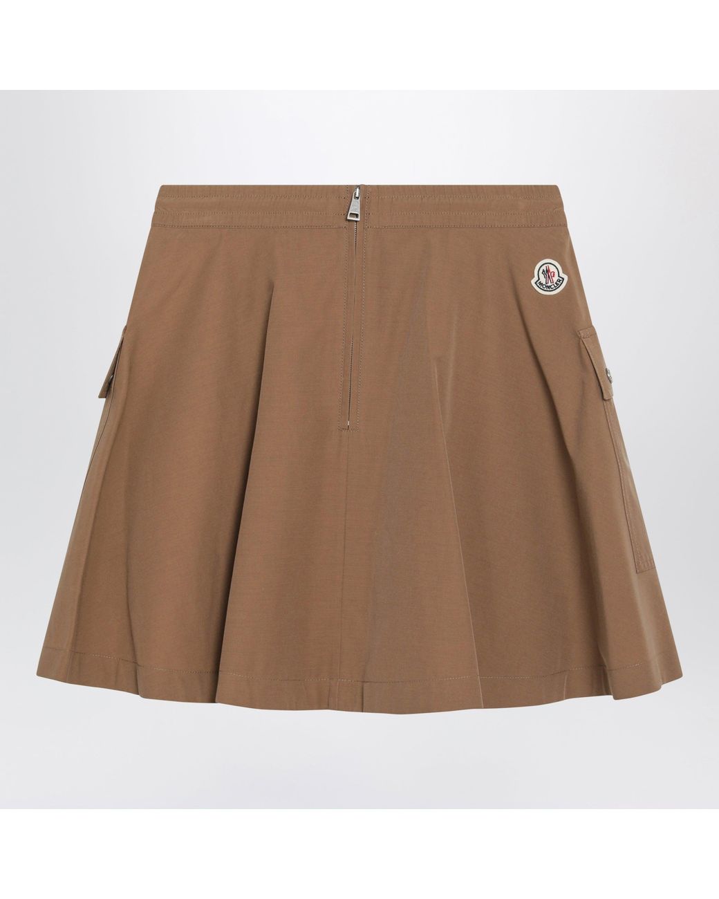 Moncler Brown Light Cottonblend Skirt