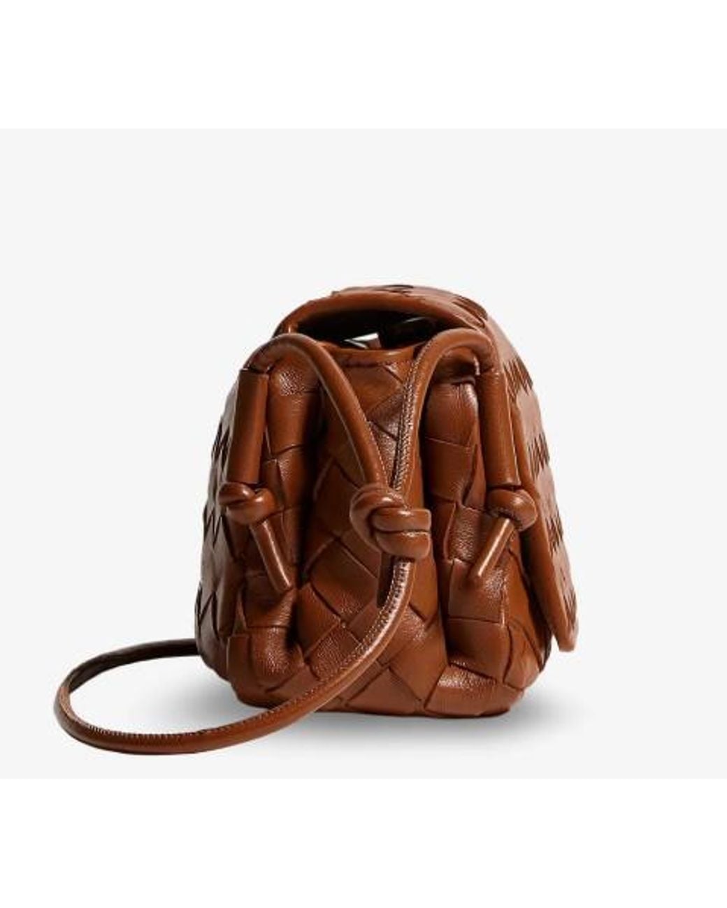 Bottega Veneta Brown Intrecciato Shoulder Bag