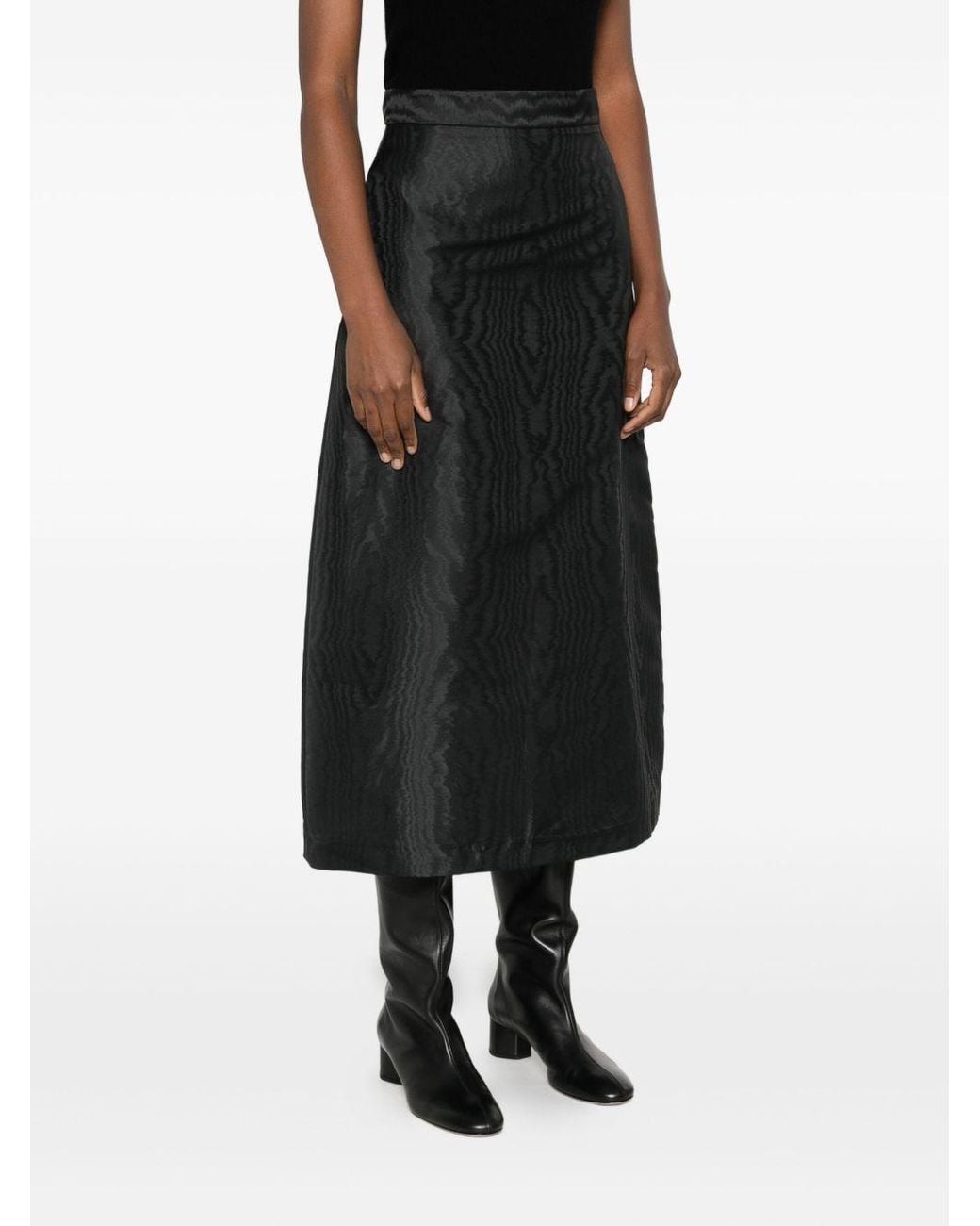 Lunatica Milano Black A-Line Skirt