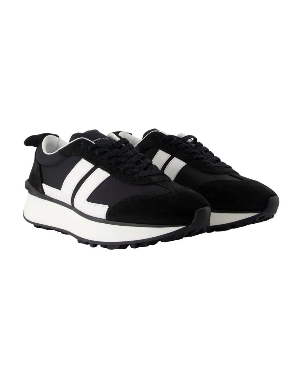 Lanvin Black Bumpr Sneakers for men