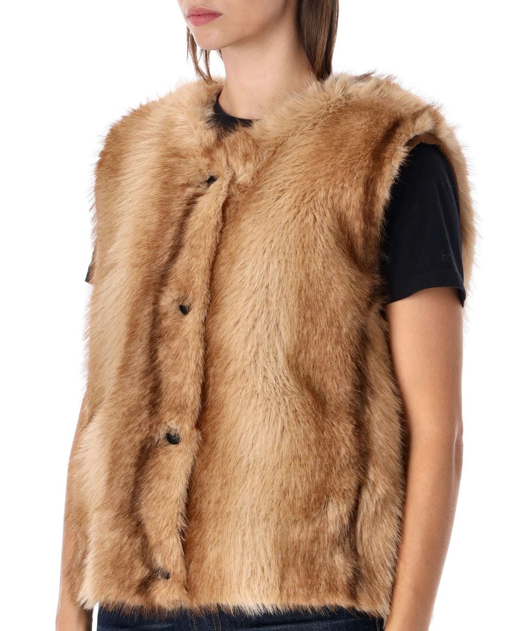 Urbancode Blue Vest Fur