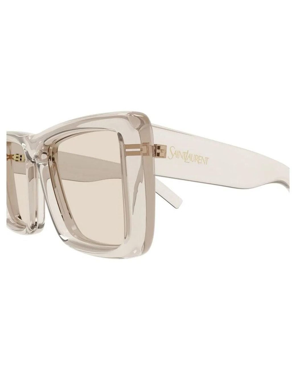 Saint Laurent White Sunglasses