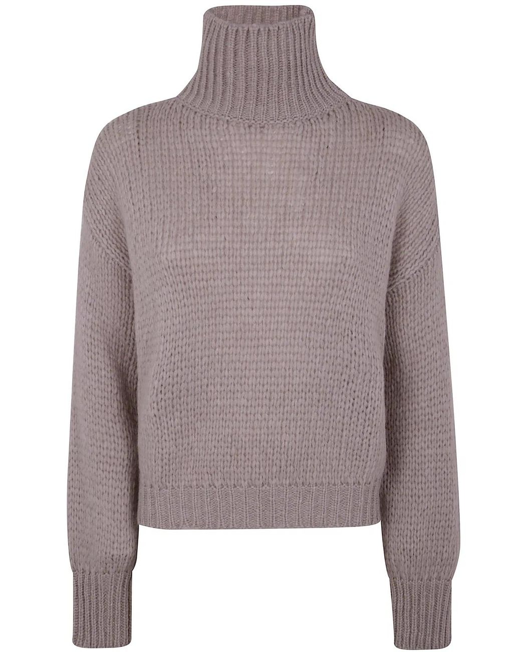Nuur Brown Turtle Neck Sweater