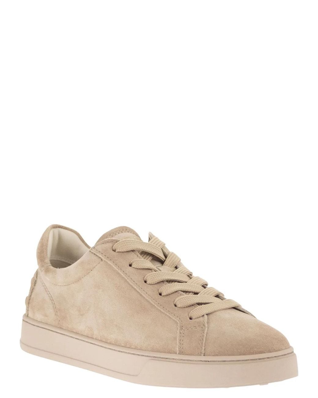 Tod's Brown Suede Leather Trainers