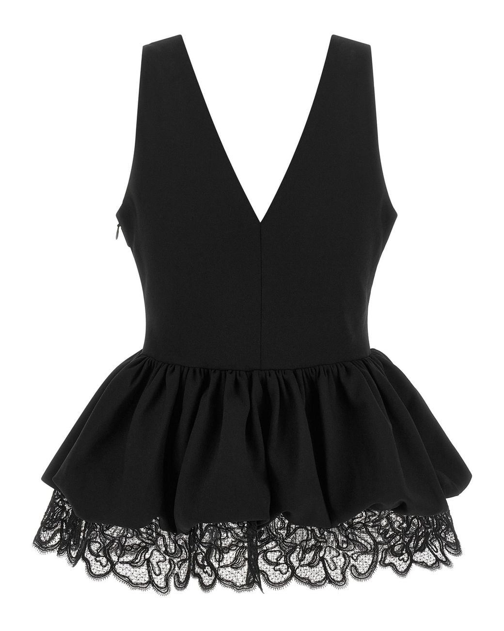 ROTATE BIRGER CHRISTENSEN Black Rotate Birger Christensen Peplum Top
