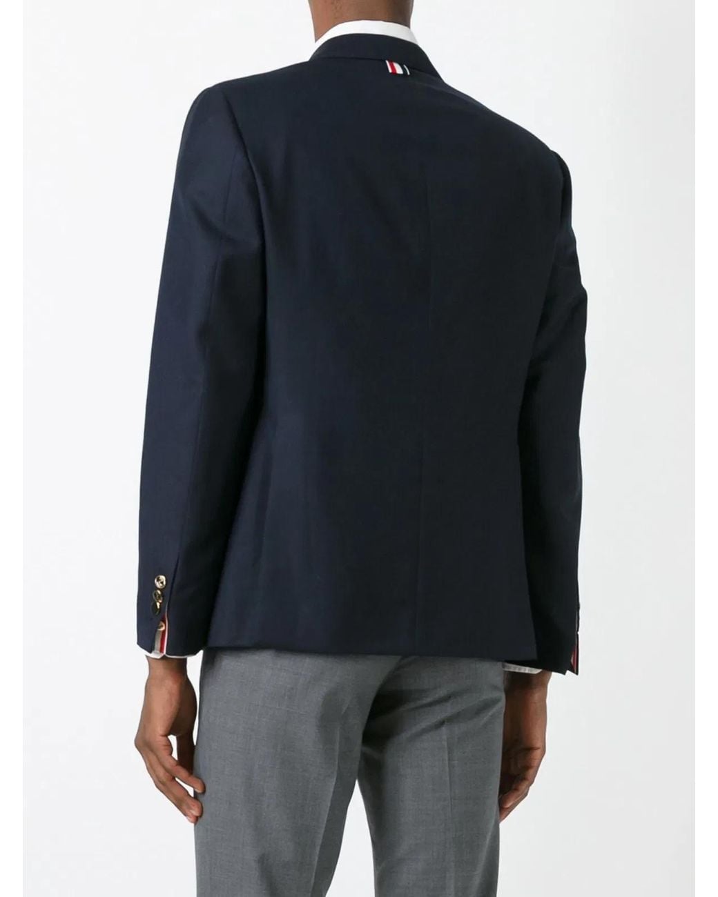 Thom Browne Blue Classic Twill Sport Wool Blazer for men