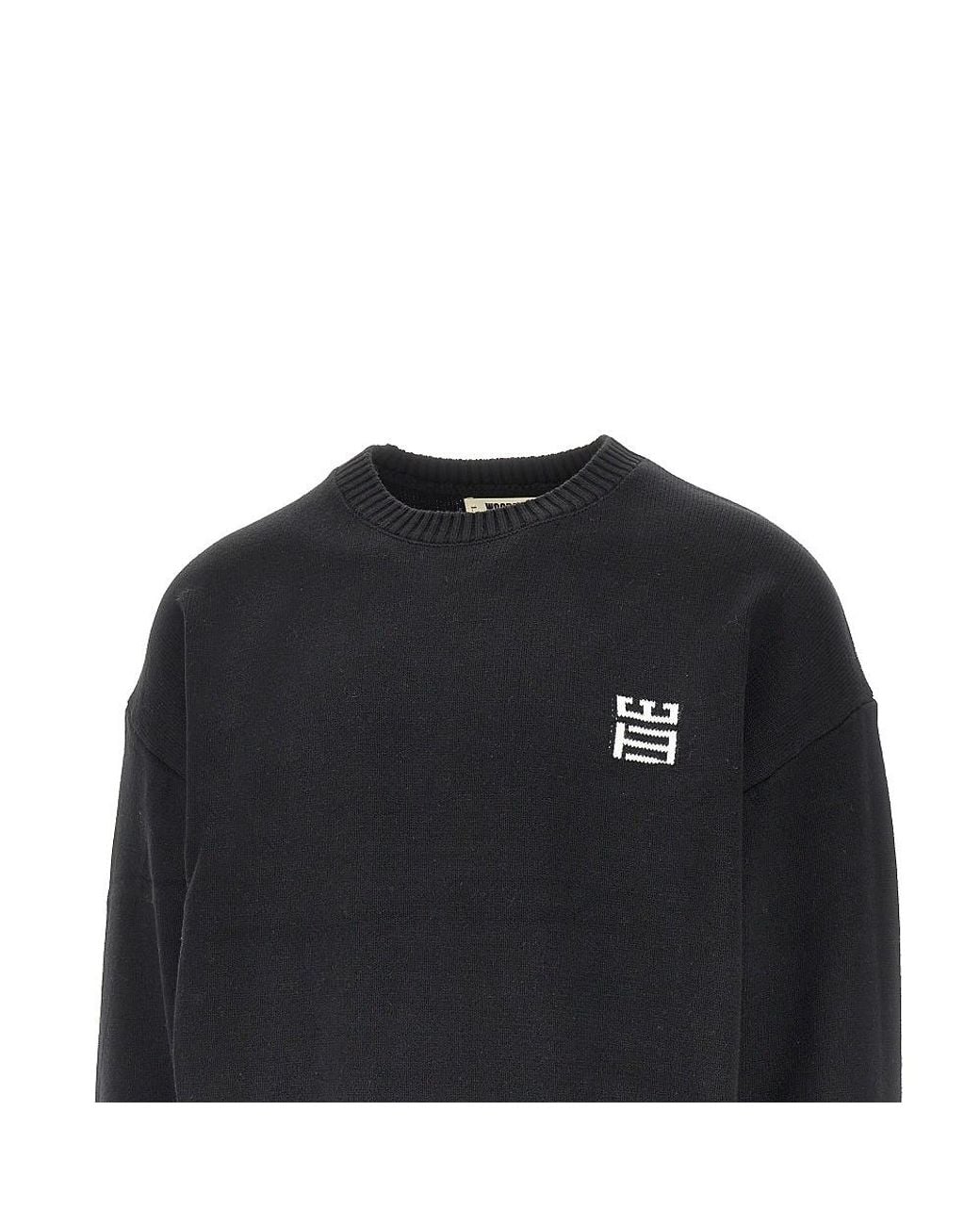 Woodbird Black Wbkurt Cotton-Blend Sweater for men