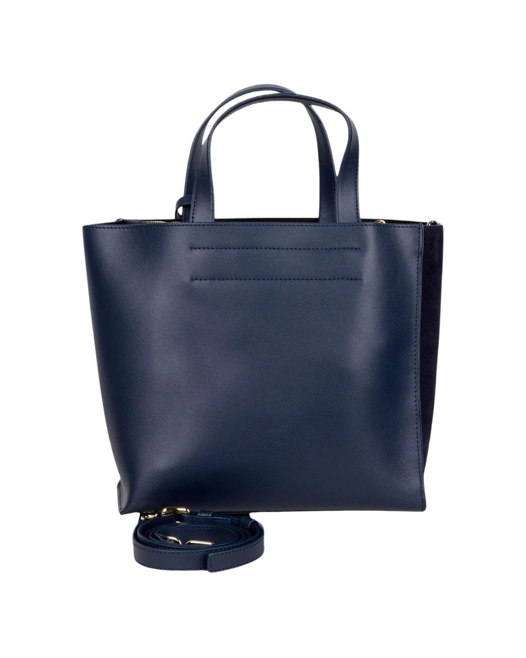 Furla Blue Divide Top-Handle Bag