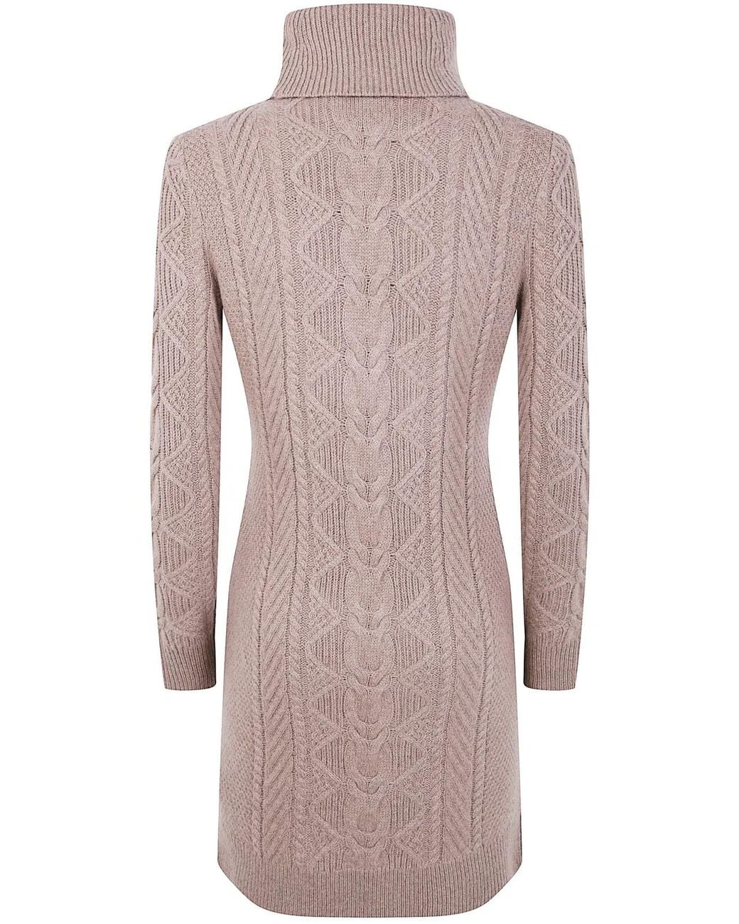 Ralph Lauren Gray "Hurava" Long Sleeves Day Dress
