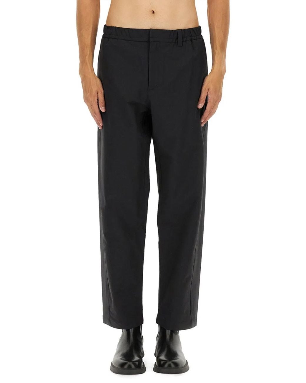 Laminar Black Comfort Tech Pants for men