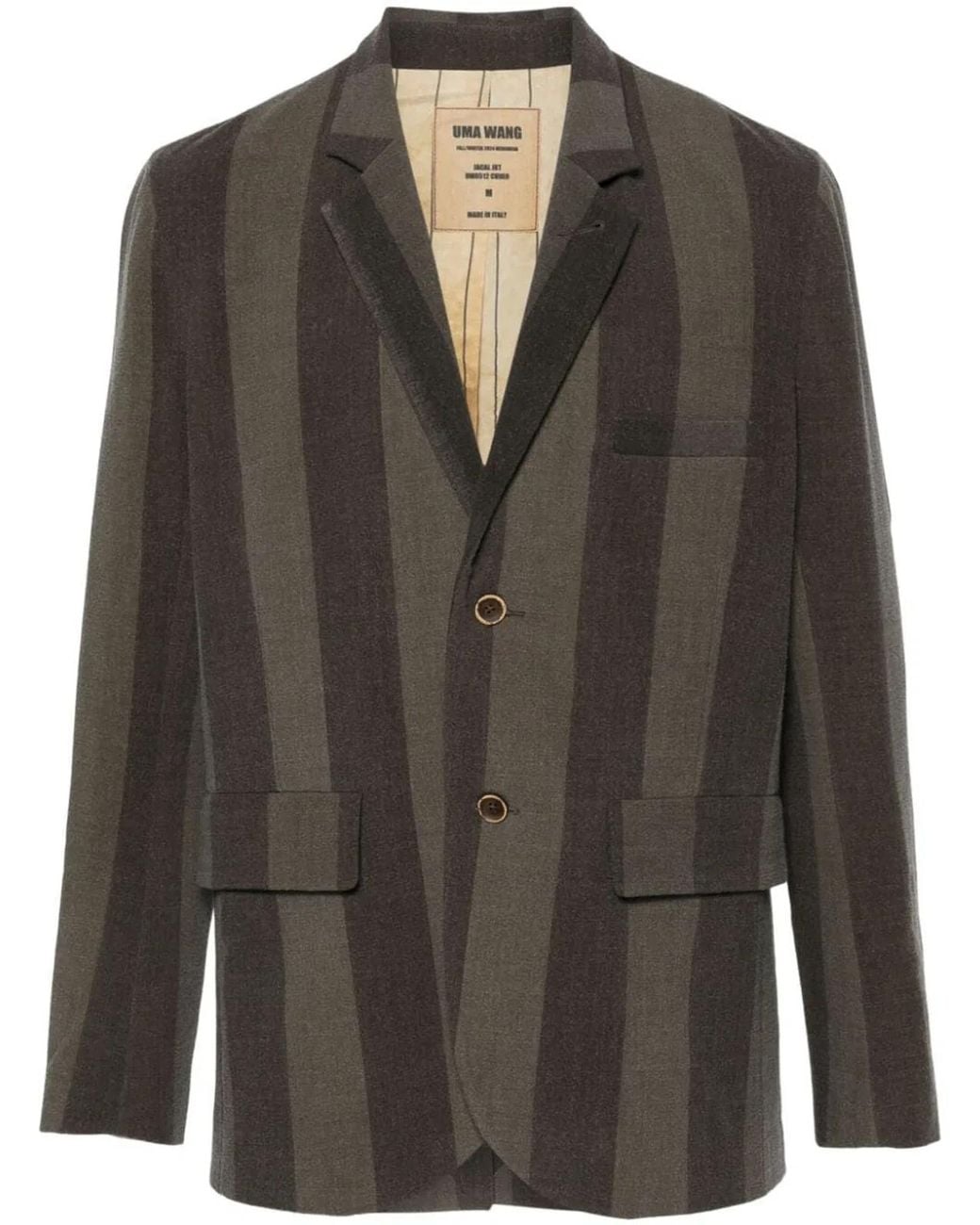 Uma Wang Brown Jacal Jacket for men