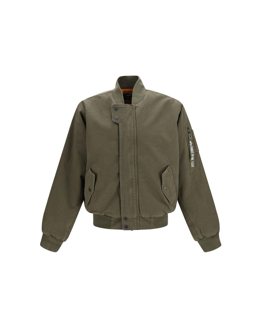 Alpha Industries Green Ma-1 Heritage Bomber for men