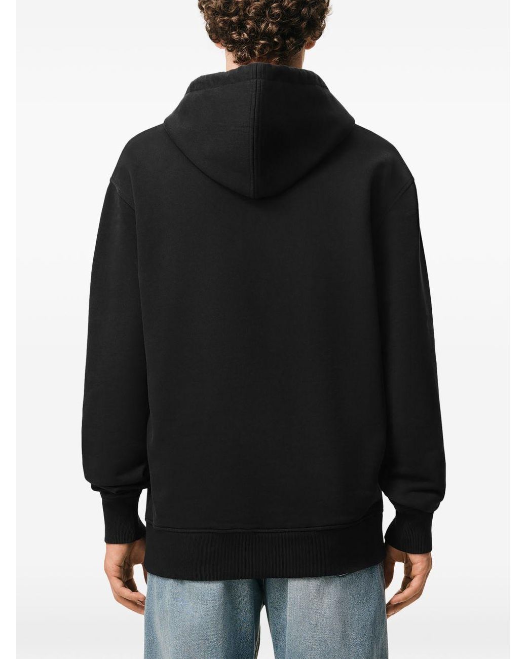 AMI Black Hoodie With Logo for men