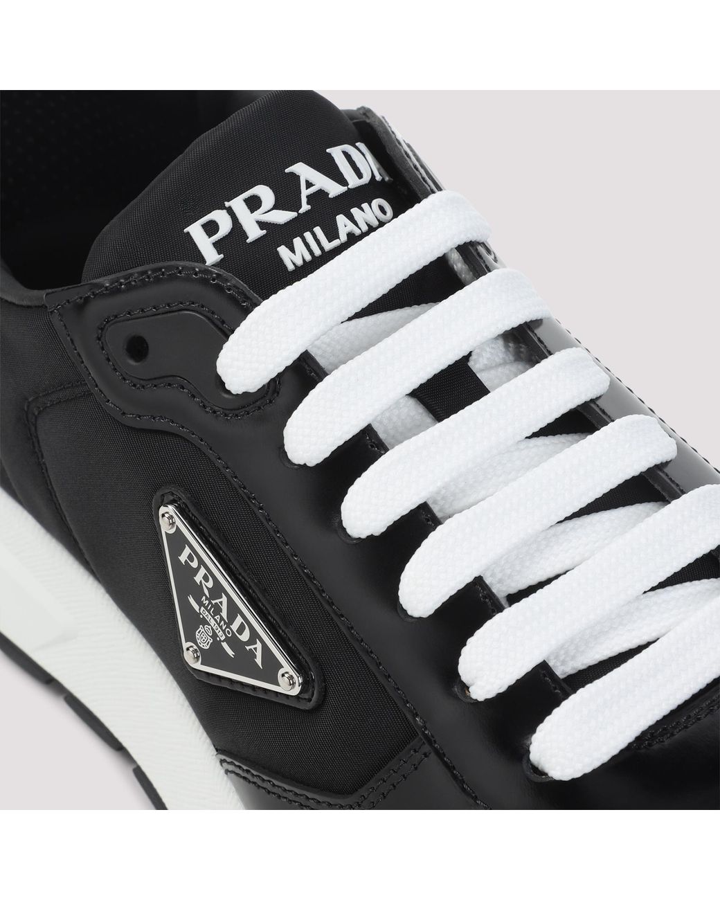 Prada Black Prax 01 Sneakers for men