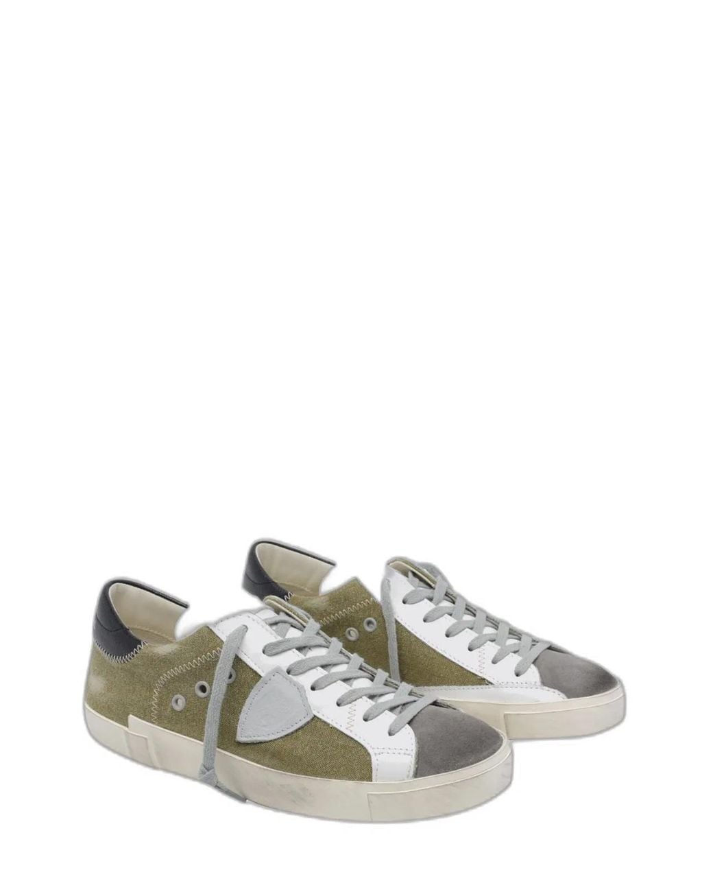 Philippe Model Green Prsx Low Sneakers for men