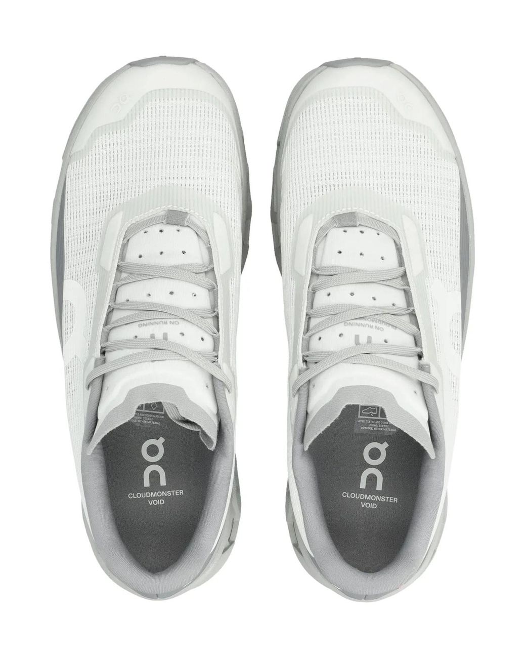 On Shoes Gray On Cloudmonster Void Sneakers for men