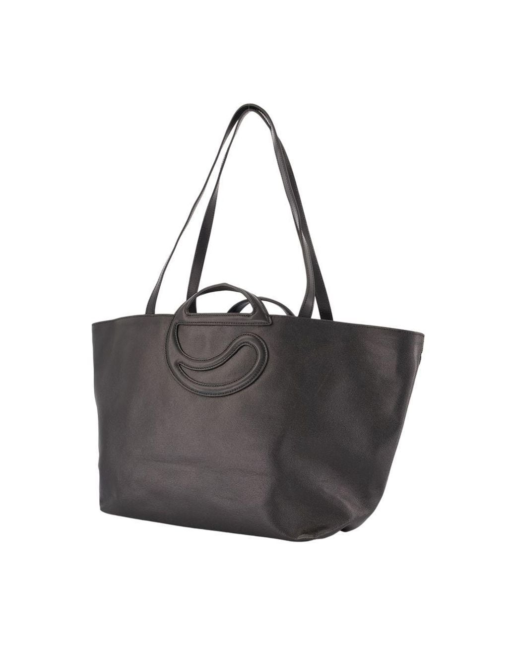 Coperni Black C Handle Shopper Bag