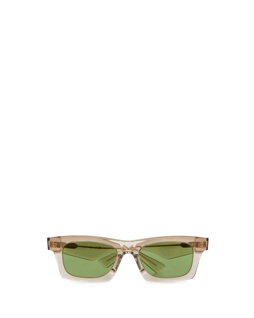 Bottega Veneta Green Acetate Classic Sunglasses