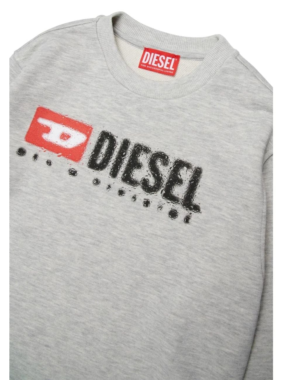 DIESEL White Sweatshirt With Logo