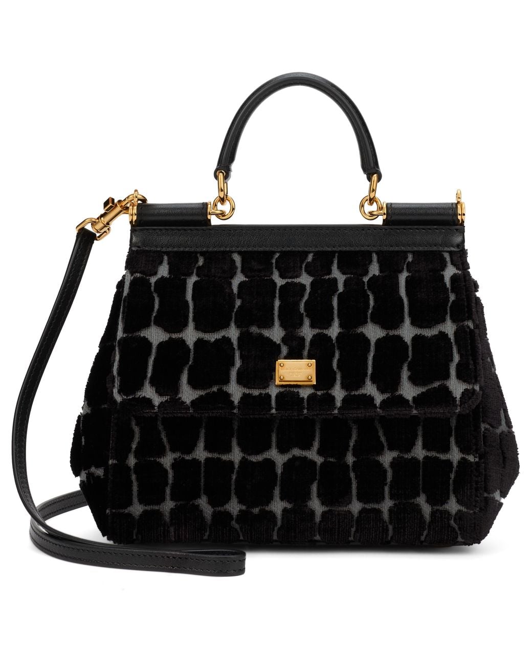Dolce & Gabbana Black Dolce & Gabbana Bag My Sicily With Shoulder Strap