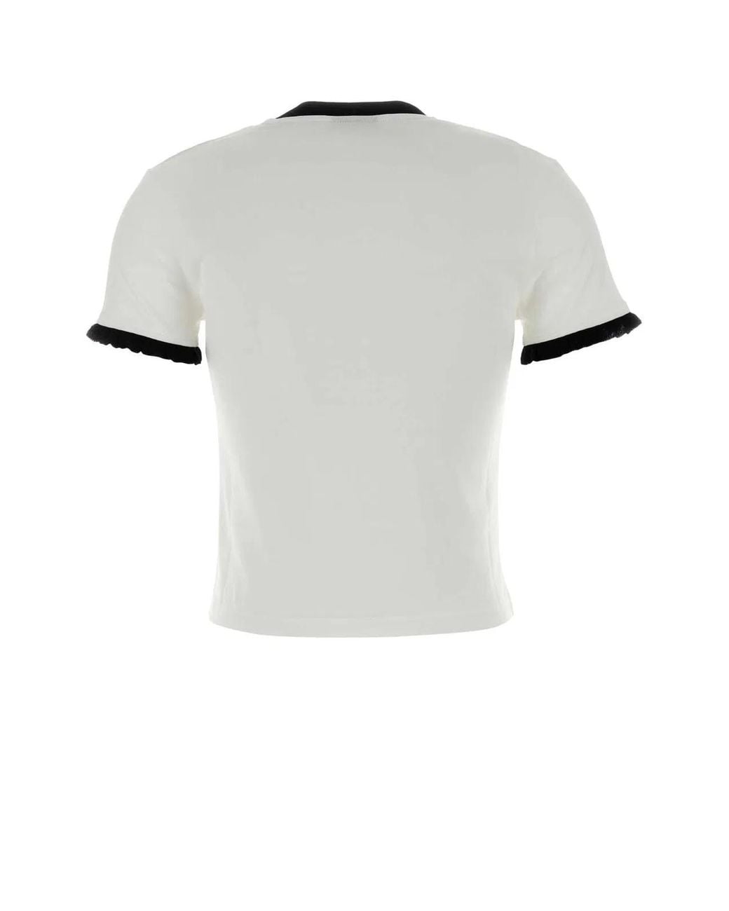 Gucci White Cotton T-Shirt