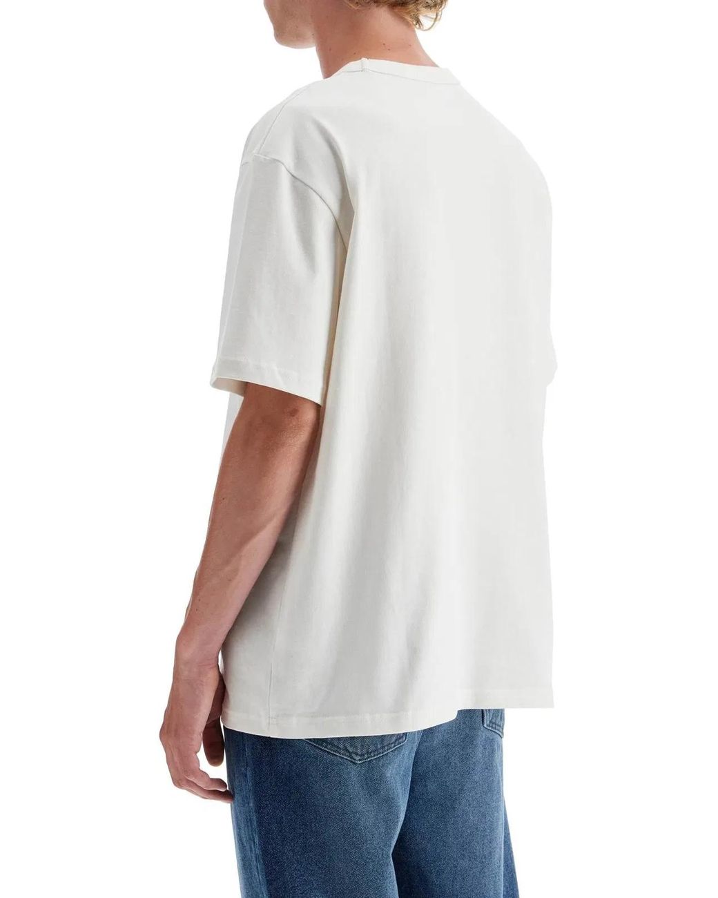 A.P.C. White Boxy Petit Vpc Cotton Crew-Neck T-Shirt for men