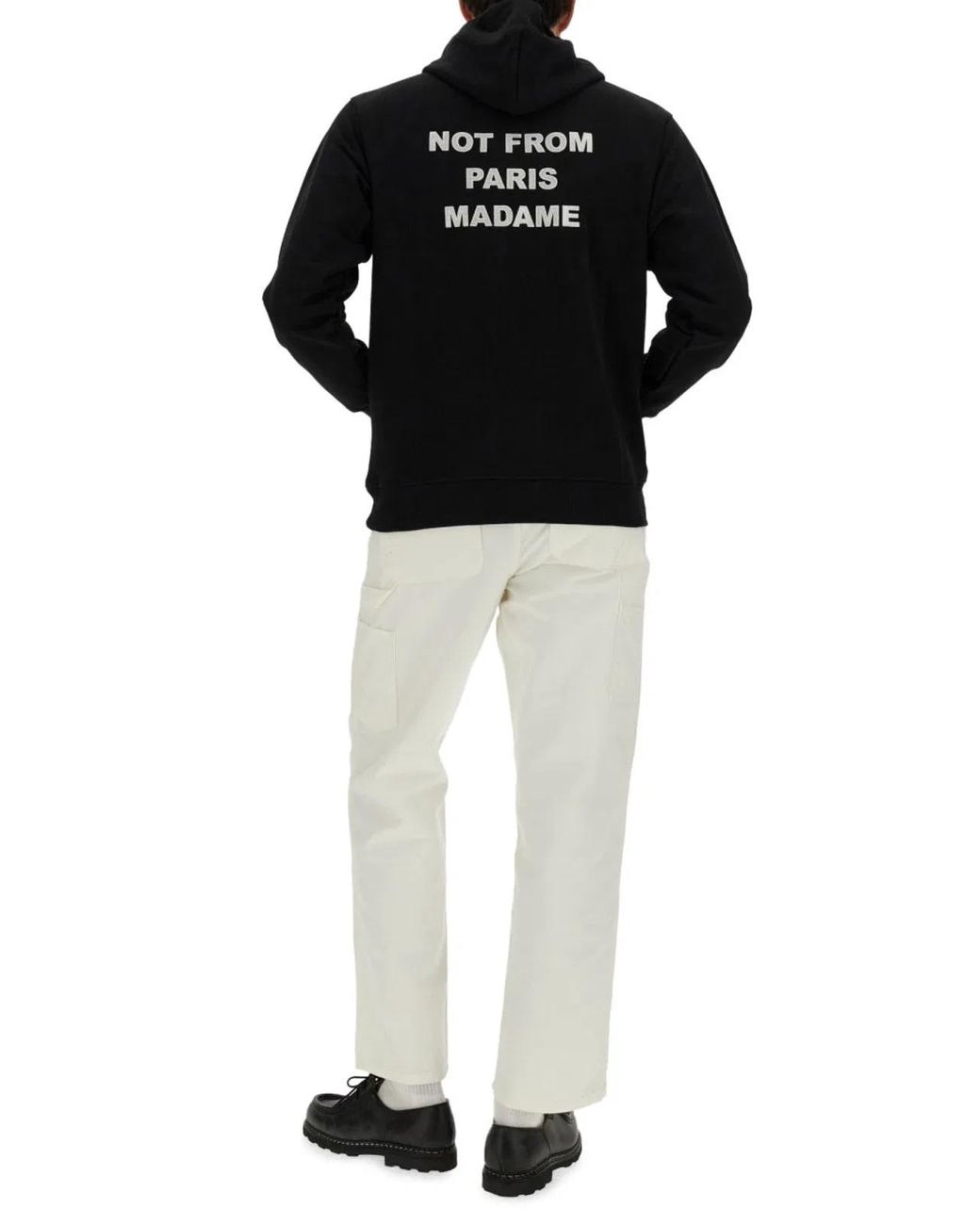 Drole de Monsieur Black Felpa Slogan for men