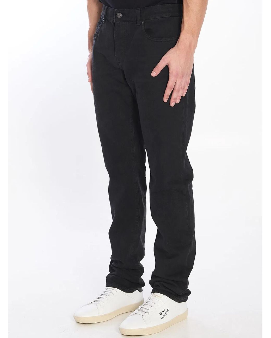 Saint Laurent Black Slim-Fit Jeans for men