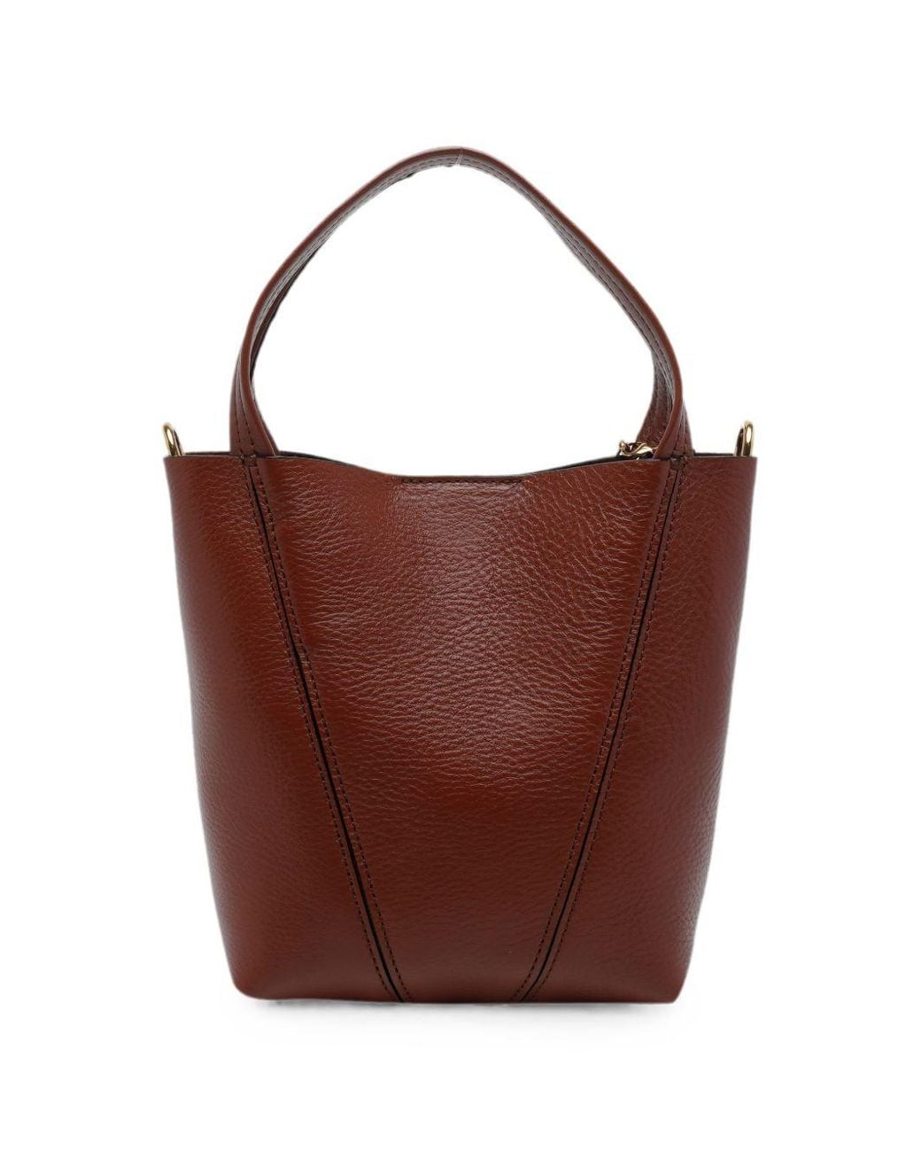 Chloé Brown Spin Shoulder Bag