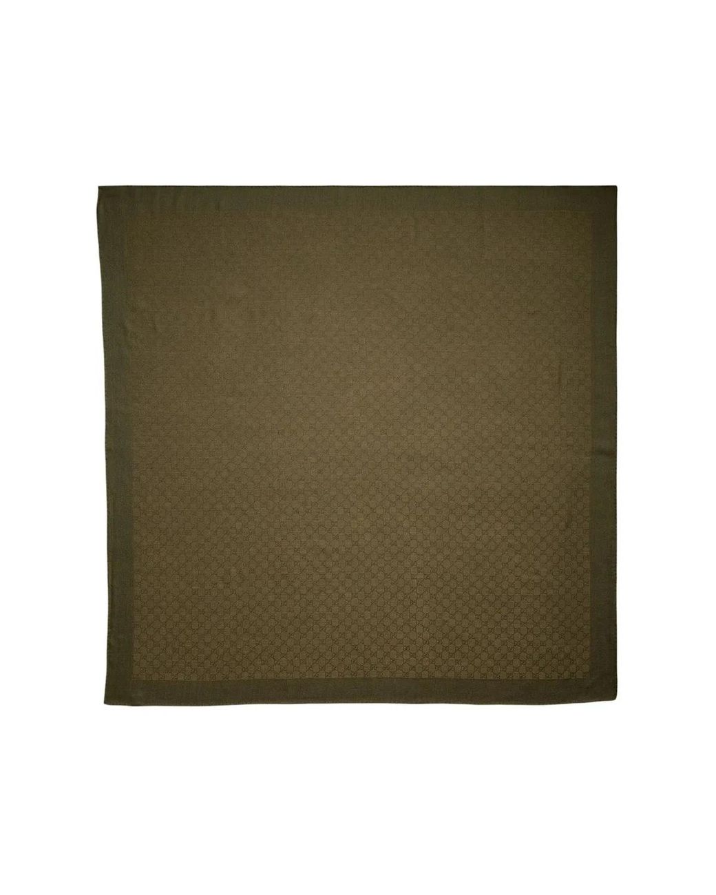 Gucci Multicolor Embroidered Wool Blend Foulard