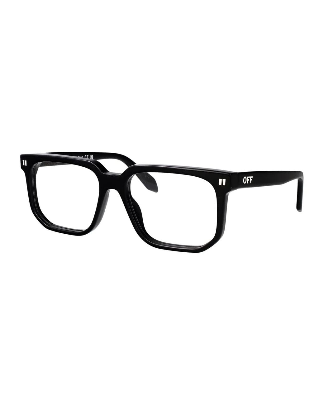 Off-White c/o Virgil Abloh Black Shiny Acetate Glasses