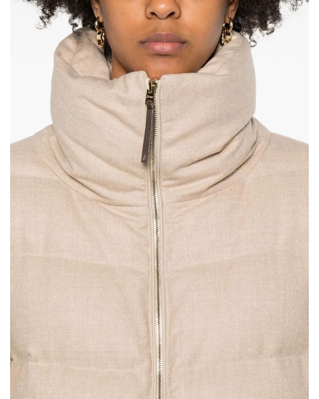 Herno Natural Midi Down Jacket