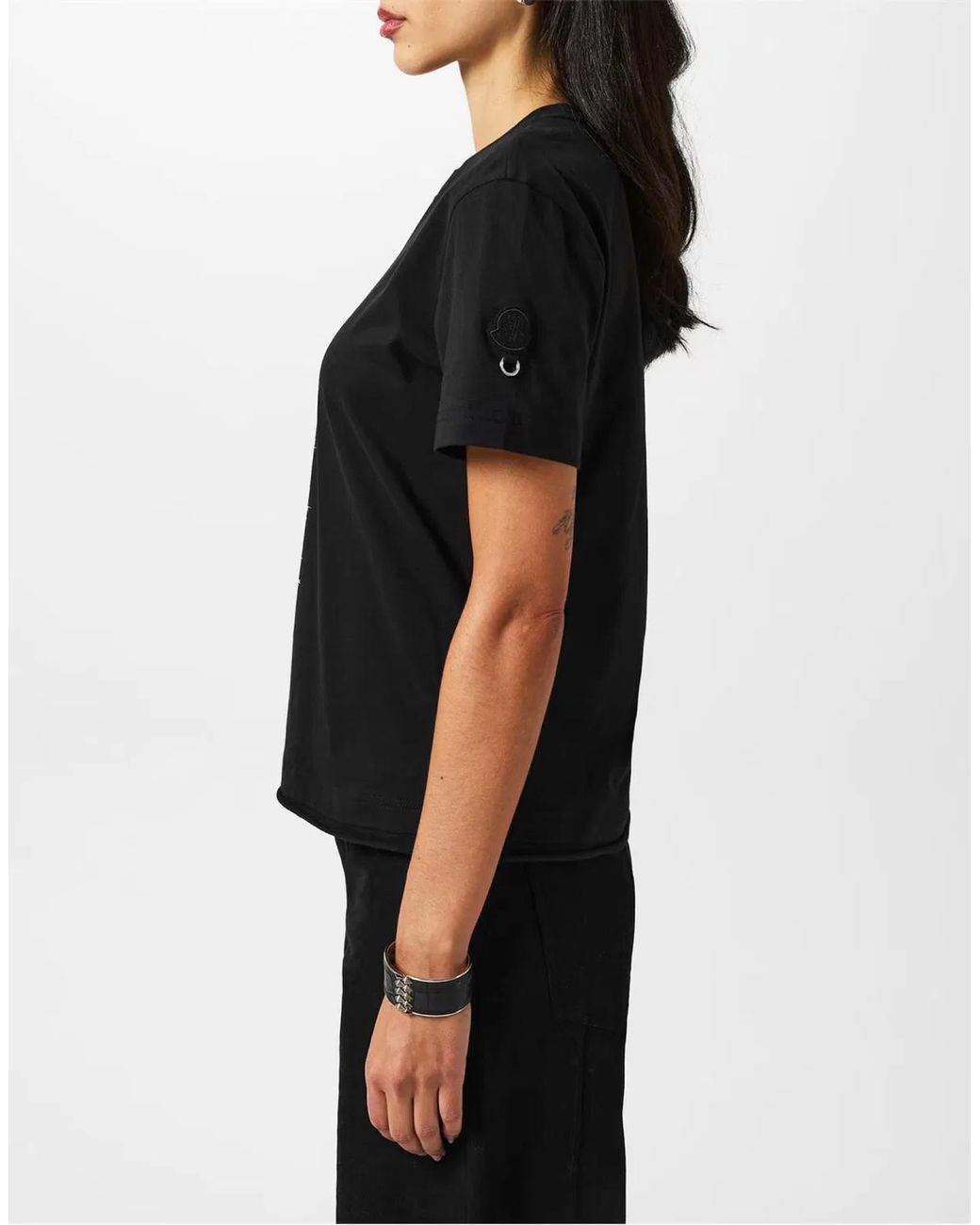 Moncler Black Genius X Willow Smith Alone Logo T-Shirt