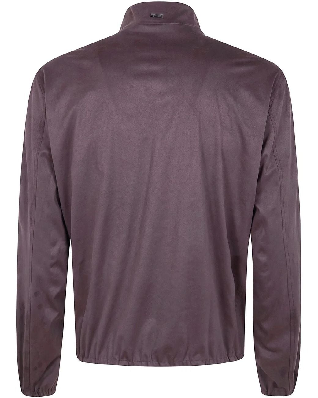 Herno Purple Bomber Jacket for men